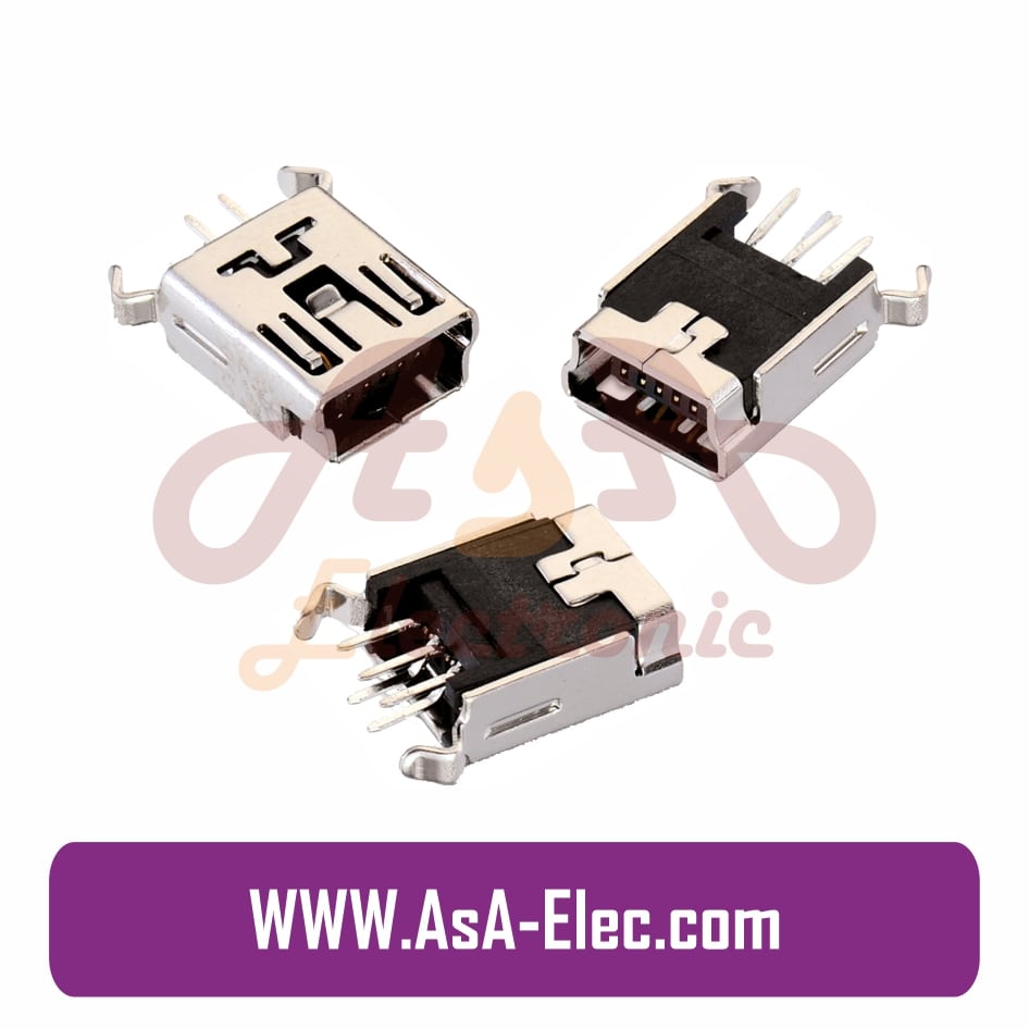 USB mini-type B-Female- ST